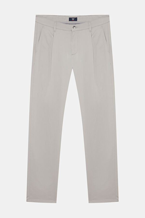 GRİ DAR PAÇA SPOR PANTOLON