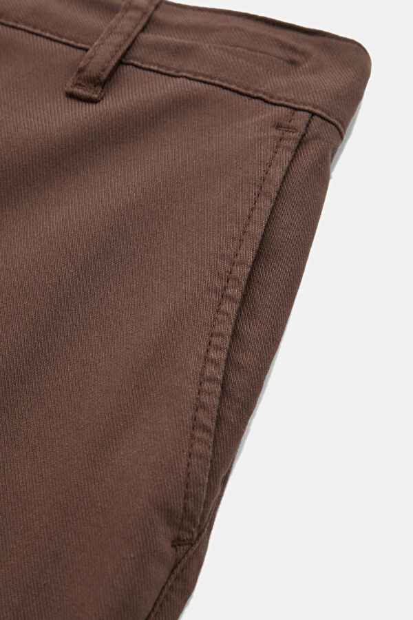KAHVE DAR PAÇA BEŞ CEP SPOR PANTOLON 4