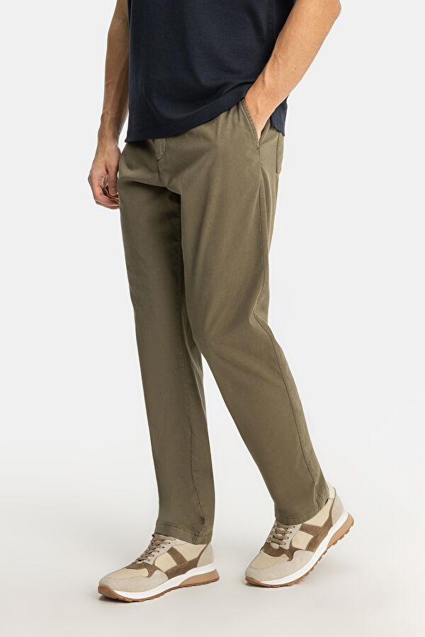 YEŞİL BORU PAÇA JOGGER SPOR PANTOLON 2