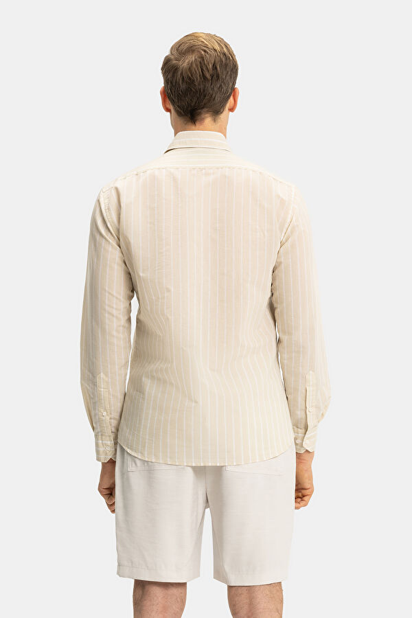GRİ VİSKOZ/POLYESTER BERMUDA 3