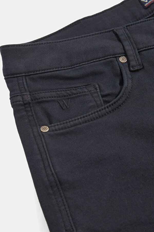 LACİVERT BEŞ CEP SPOR PANTOLON 4