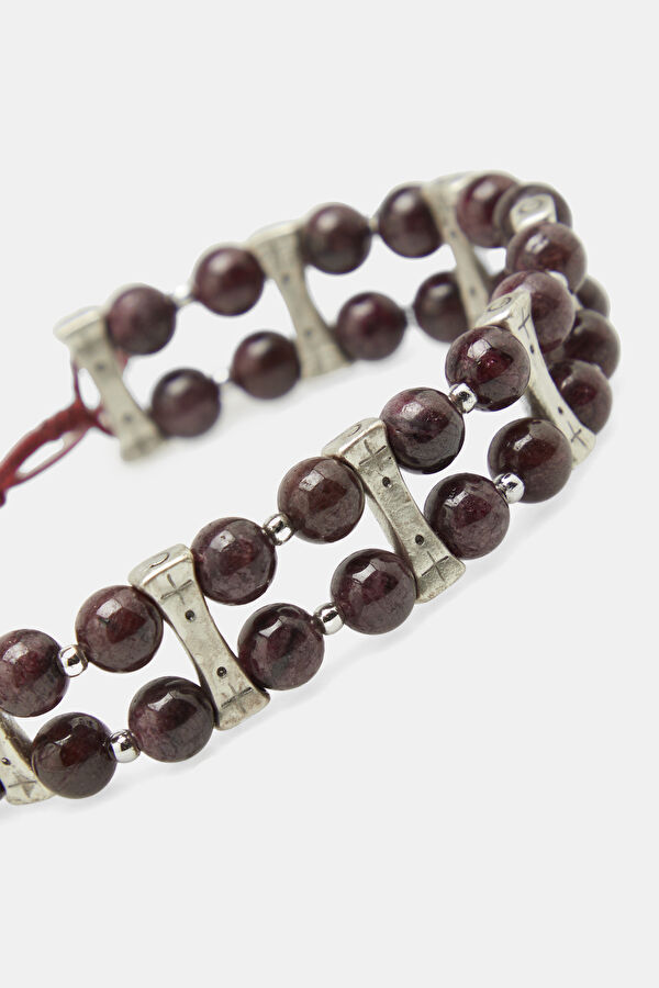BORDO PİRİNÇ BİLEKLİK 3