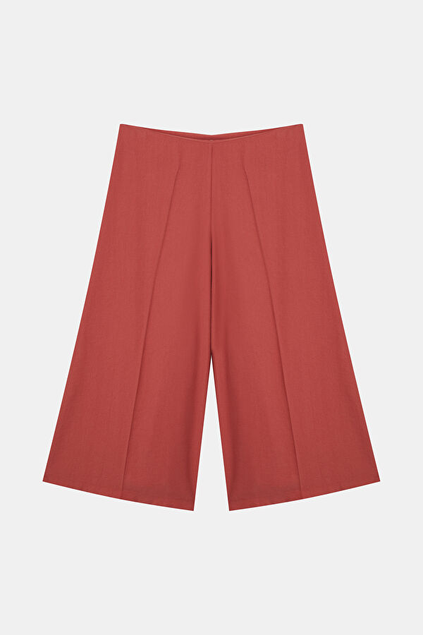PEMBE BOL PAÇA PİLESİZ PANTOLON 4