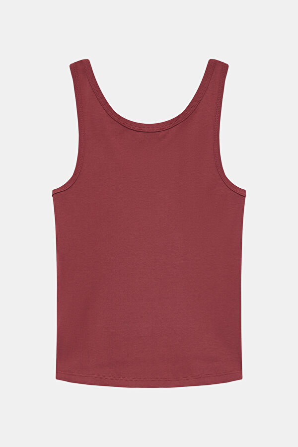 BORDO KOLSUZ T-SHİRT 2