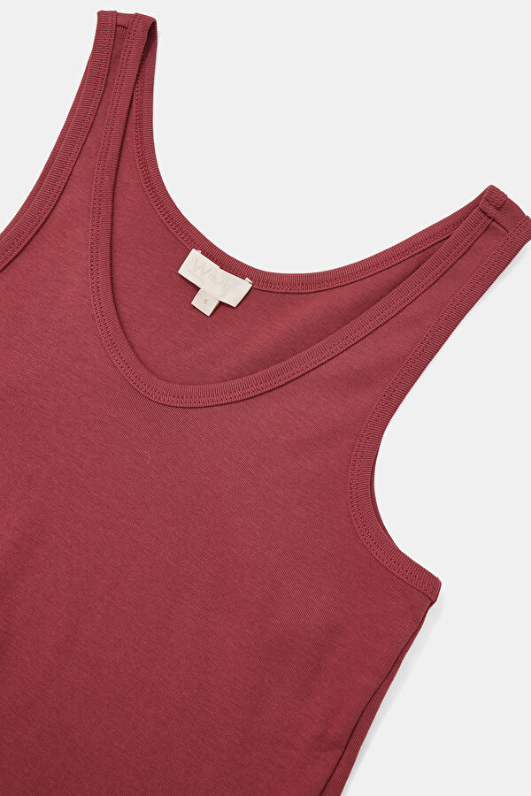BORDO KOLSUZ T-SHİRT 3